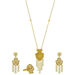 Joyería al por Mayor, Juego de Joyas con Colgante de Diseño Turco Tradicional, Chapado en Oro de 14K, 18K y 24K, Estilo Dubái, Joyería de Moda, Oro, Joyería - Product Image 4