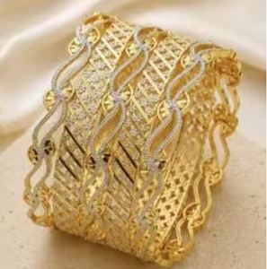Brazaletes de Latón Chapados en Oro de 18k, Estilo Indio, Venta al por Mayor en Dubái, Últimos Modelos, con Cristales y Flores, Joyería Vintage de Lujo para Mujer, RETAIL BEES - Product Image 1