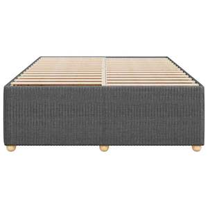 Cadre de lit en tissu gris foncé sans matelas Catégorie de produit Lits - Product Image 4