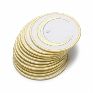Emblema Personalizado Ovalado de Sol Nascente, Beige con Borde Naranja Óxido, Termoadhesivo y Cosido, para Prendas, Pedido al por Mayor - Product Image 2