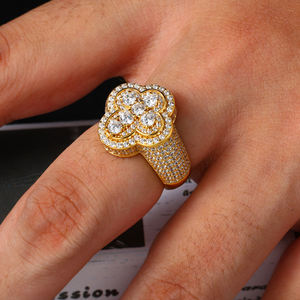 Women's White Gold Diamond <b>Ring</b> Round Brilliant Cut Classic Engagement Style - Product Image 3