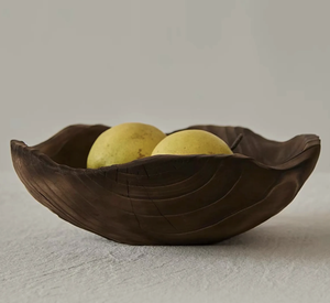 Bols en bois de couleur naturelle, texture de bol en bois embossé, bols en bois recouverts de résine, vaisselle en bois, bols naturels en bois - Product Image 2