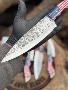 Premium Damascus Pattern Kitchen <b>Knife</b> <b>Set</b> Custom Decorative Handle Chef <b>Knife</b> Collection Wholesale - Product Image 3