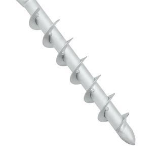 Base parasole In acciaio con asta 6.3 "x 6.3" x 20.5 "per ombrelloni e basi da giardino - Product Image 4