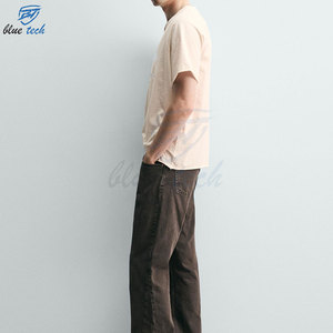 Camiseta Blanca Extra Grande Personalizada para Hombre, 100% Algodón, Corte Holgado, Estilo Urbano, para Impresión - Product Image 5