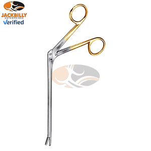 JACKBILLY Manual Stainless Steel Rongeur High Quality 45 Degree Angle Intervertebral Disc 2 X 10mm <b>Bite</b> Shaft 5 Inch - Product Image 6