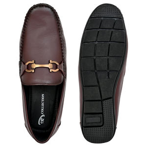 Nouvelles chaussures de ville pour hommes en cuir véritable, légères et confortables, marron, de qualité supérieure, toutes saisons - Product Image 5