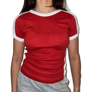 Ringer เสื้อยืดคอกลมแขนสั้นระบายอากาศ - Product Image 1