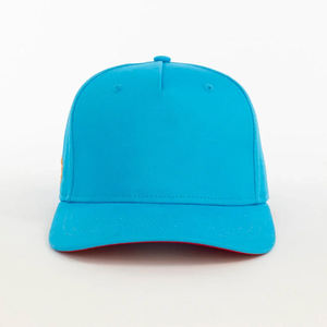 Luxury Custom Curved Brim Golf Cap 5-Panel Breathable <b>Waterproof</b> Quick-Dry Sports Hat Printed Logo Blank Curved Bill Cap OEM ODM - Product Image 1