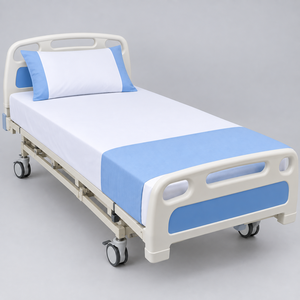 Draps d'hôpital confortables en lin médical 400TC, durables, écologiques, doux et lavables pour cliniques - Product Image 4