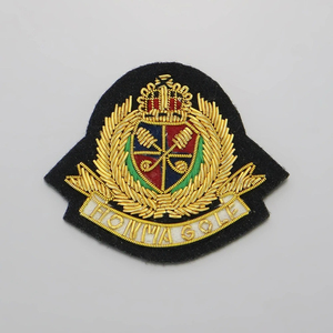 Nouveautés : Écussons de regalia en fil de broderie sur mesure, brodés à la main, pour blazer, prix usine 2026 - Product Image 4