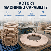 Pièces usinées en bois densifié stratifié sur mesure pour usine OEM, densité ~0,95 g/cm, résistance à la compression de 200 MPa pour