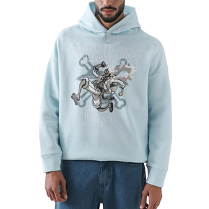 Sweat à capuche surdimensionné pour homme, logo personnalisé, style streetwear, 100% coton respirant, ODM, sweat à capuche d'hiver pour homme - Product Image 1