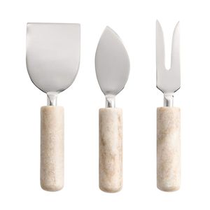 Juego de Cuchillos para Queso Minimalistas con Mango Dorado, Rebanador y Cortador de Queso Moderno de Acero Inoxidable Plateado para Cocina, Venta al por Mayor - Product Image 5