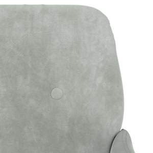 Sofá Ergonómico de Terciopelo Gris Claro de 42.5 X 31.1 X 31.1 Pulgadas para Sala de Estar, Categoría de Producto: Sofás - Product Image 6