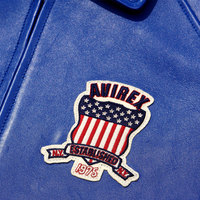 Vestes en cuir Avirex pour hommes sur mesure, différentes couleurs, poches latérales, étiquette privée personnalisée, vestes Avirex pour hommes