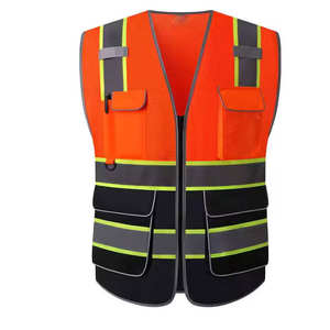 Veste de sécurité haute visibilité imperméable de classe 2 ANSI de qualité supérieure pour hommes - 100% polyester - Prix raisonnable - Vente en gros - Product Image 1
