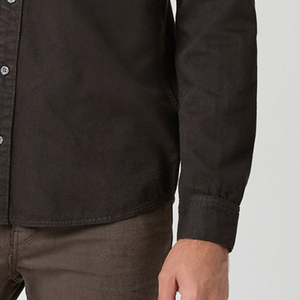 Daily Wear With Logo Designing Men Tee Shirt Turn <b>Down</b> Collar And Button Closure Stylish / Breathable Design 2026 Full Sleeves - Product Image 3