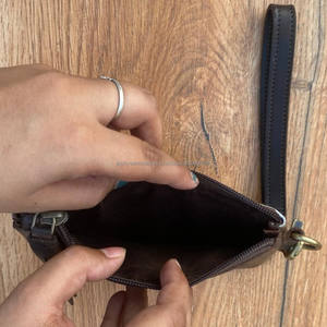 Top Products <b>Hair</b> on Cowhide Laser Engraved <b>Tassel</b> Zipper Pouch Western Genuine Leather Large Capacity Cellphone Wristlet Wallet - Product Image 6