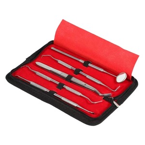 Juego de Instrumentos Dentales Profesionales de Acero Inoxidable, Palas y Pinzas con Agarre Ergonómico, Certificación CE Clase I - Product Image 1