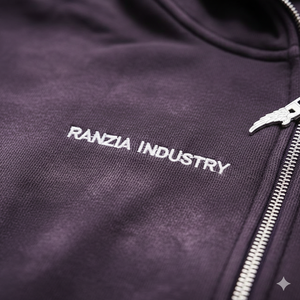RANZIA Men Heavyweight Distressed <b>Acid</b> <b>Wash</b> Zip Hoodie Rhinestone Streetwear RANZIA Vintage <b>Acid</b> <b>Wash</b> Men Heavyweight - Product Image 3