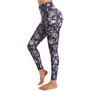 Women’s High Waist Leopard Print Push Up <b>Leggings</b> <b>Pocket</b> Fitness Gym Sports Pencil Pants Athletic Sweat Trousers - Product Image 5
