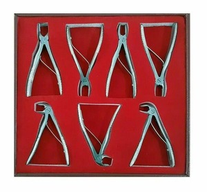 Juego de Pinzas de Extracción Dental Pediátrica de 7 Piezas, Instrumentos Quirúrgicos de Acero Inoxidable para Dentistas, Java Surgical - Product Image 1