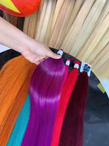 Cabello Virgen al Por Mayor, Extensiones de Cabello de un Solo Donante, Color Teñido, Fábrica de Vietnam, Proveedor Especial al Por Mayor, Liso, Listo para Enviar, Colorido - Product Image 2