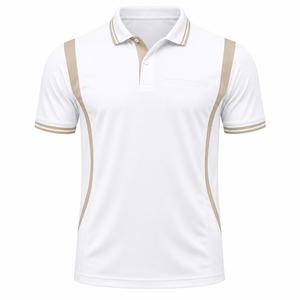 Chemise Homme Personnalisable à Manches Courtes en Polyester/Coton Lavé, Respirante, Tricotée, Couleur Unie, Coupe Décontractée, avec Poche, Coupe Basse - Product Image 5