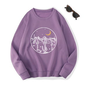 เสื้อสเวตเชิ้ตผู้หญิงคุณภาพสูง 100% พิมพ์ลายด้วยเทคนิคดิจิทัล แขนยาว รับทำโลโก้ตามสั่ง ราคาขายส่ง - Product Image 3