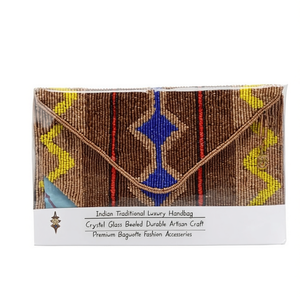 Bolso de Mano Tradicional Indio de Lujo, Multicolor, con Cuentas de Cristal, Artesanal, Resistente, de Primera Calidad, Accesorios de Moda - Product Image 2