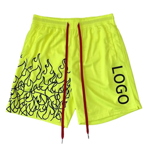 Pantalones cortos de malla de poliéster para gimnasio, personalizados, de verano, para hombre, estilo jogger, con entrepierna de 5 pulgadas, fabricantes de pantalones cortos de malla. - Product Image 5