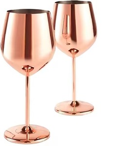 Gobelet à vin élégant en acier inoxydable, réutilisable, pour hôtel, bar, mariage, événement, vaisselle de table - Product Image 4