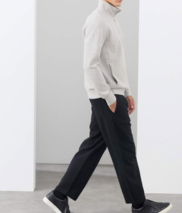 Felpa da <span class=keywords><strong>Uomo</strong></span> con Mezza Zip, Tinta Unita, Manica Lunga, Casual, per l'Autunno, <span class=keywords><strong>Tute</strong></span> Sportive da <span class=keywords><strong>Uomo</strong></span> - Product Image 3