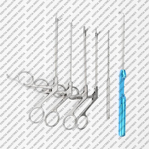 Kit de forceps d'arthroscopie manuels en acier inoxydable de qualité supérieure, 6 pièces, avec boîte de stérilisation, instruments chirurgicaux, ensemble d'arthroscopie - Product Image 3
