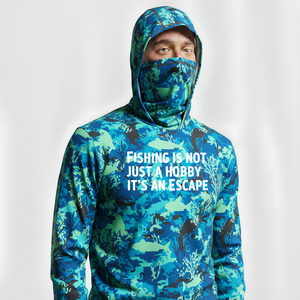 Vêtements de pêche pour hommes UPF 50+ imperméables, respirants, à séchage rapide, en spandex/polyester, shorts à manches longues, pêche personnalisée - Product Image 4