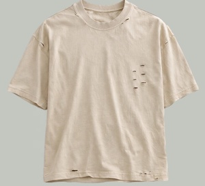 Camiseta de Algodón Premium para Hombre, Corte Holgado Clásico, Cuello Redondo, Suave y Cómoda para Uso Diario, de Alta Calidad, Lisa - Product Image 4