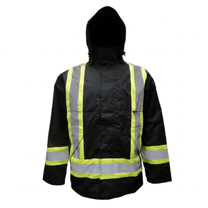 Ropa de Trabajo de Seguridad, Alta Visibilidad, Reflectante, Poliéster Rip-Stop, Uniforme de Trabajo Unisex con Bolsillo, Chaqueta de Seguridad - Product Image 2