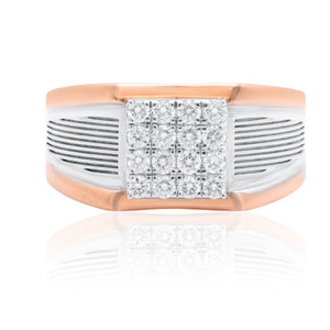Anillo de Oro Rosa de 14 Quilates para Hombre, 5.490 Gramos, Calidad Profesional Certificada, para Distribuidores Internacionales de Joyería de Oro - Product Image 1