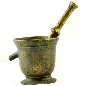 High Quality Brass Mortar And Pestle With Polish Finished For Manual <b>Coffee</b> And Spices <b>Grinder</b> Kitchenware Metal Imam Dasta - Product Image 3