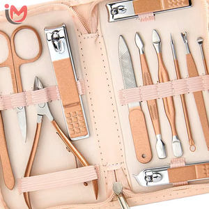 Classic Nail <b>Kit</b> 7 In 1 Stainless Steel <b>Manicure</b> Tools Portable Bag Set For Adult - Product Image 3