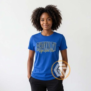 T-shirt de sororité pour femmes GREEK TREASURES Sigma Gamma Rho, 100 % coton jersey, col rond, manches courtes, respirant, vente en gros - Product Image 3
