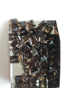 ควอตซ์สโมคกี้ธรรมชาติ 7 มม. ทรงสี่เหลี่ยมเจียระไนแบบสเต็ปคัท คุณภาพดีที่สุด พลอยเม็ดเดี่ยวสำหรับทำเครื่องประดับและสร้อยคอ - Product Image 2