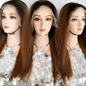 Meilleur prix de gros vietnamien os droite avant de lacet perruque longueur moyenne extensions de cheveux humains vierges du vendeur - Product Image 1