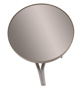 Mesa de Centro Moderna Redonda de Aluminio Estilo Art Deco Hecha a Mano para Sala de Estar, Oficina en Casa, Muebles para el Hogar - Product Image 4