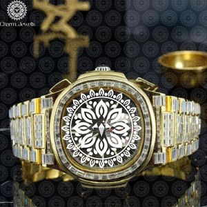 Charm_Jewells Women's Luxury Gold <b>Watch</b> 38mm Round <b>Case</b> Sapphire Crystal Analog Quartz Movement Butterfly Clasp Fashion Design - Product Image 3