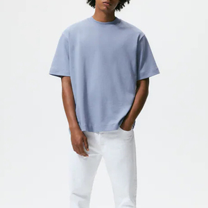 Camisetas vintage para hombre, de gran tamaño, con estampado gráfico, de punto, 100% algodón, camiseta para hombre, corte holgado, camisetas de gran tamaño. - Product Image 4