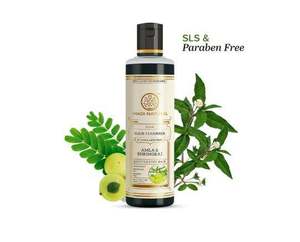 Shampoo nettoyant capillaire à base de plantes naturelles pour le contrôle des pellicules et la réduction de la chute des cheveux avec des extraits d'Amla et de Bhringraj Sans paraben - Product Image 2