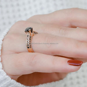 IGI/GIA Lab Grown Cut Diamond Vintage 14k Yellow Wedding/Engagement <b>Ring</b> Unisex Fine White Gold for Anniversary Party-Worthy - Product Image 5