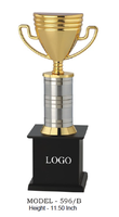 Trofeo de metal premium para premiar el rendimiento excepcional, el logro y la excelencia. modelo 596 A B C.